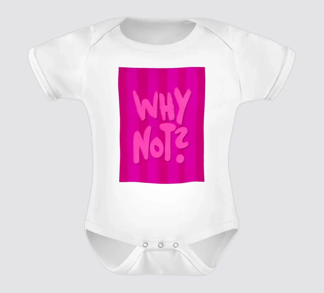 Why not? body neonato maniche corte da Illustration Raissa Oltmanns