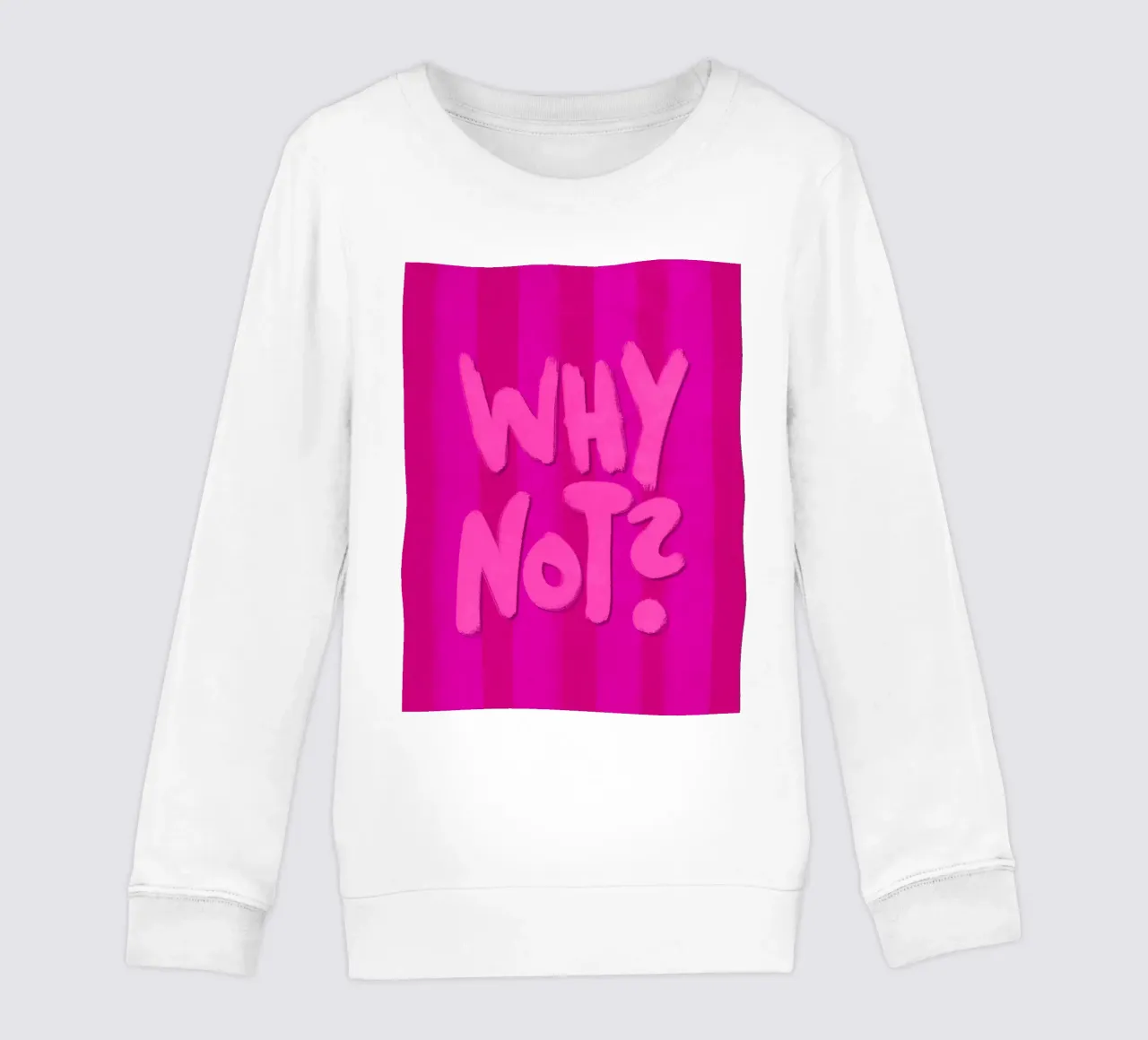 Why not? kids sweatshirt by Illustration Raissa Oltmanns