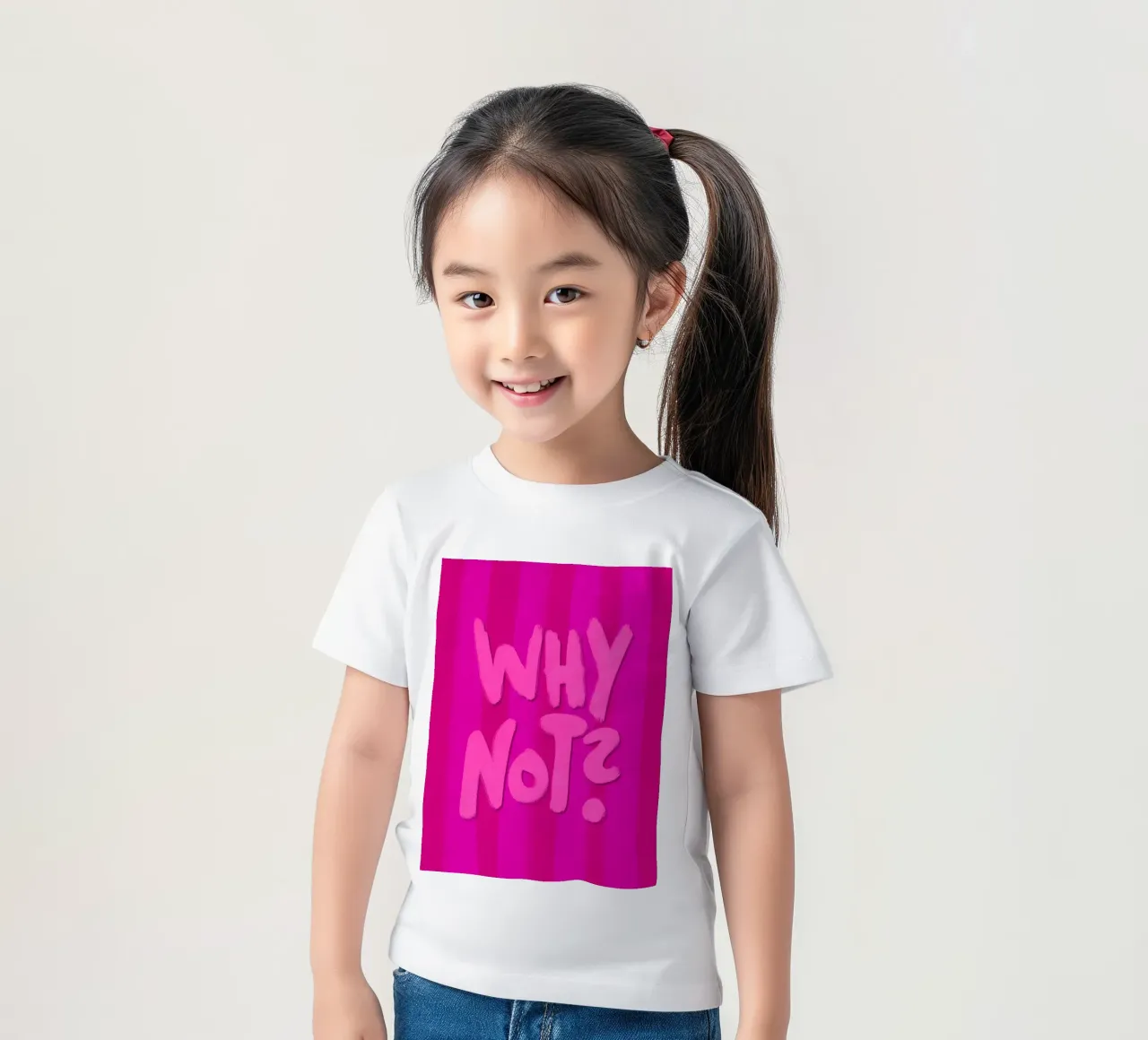 Why not? t-shirt bambini da Illustration Raissa Oltmanns