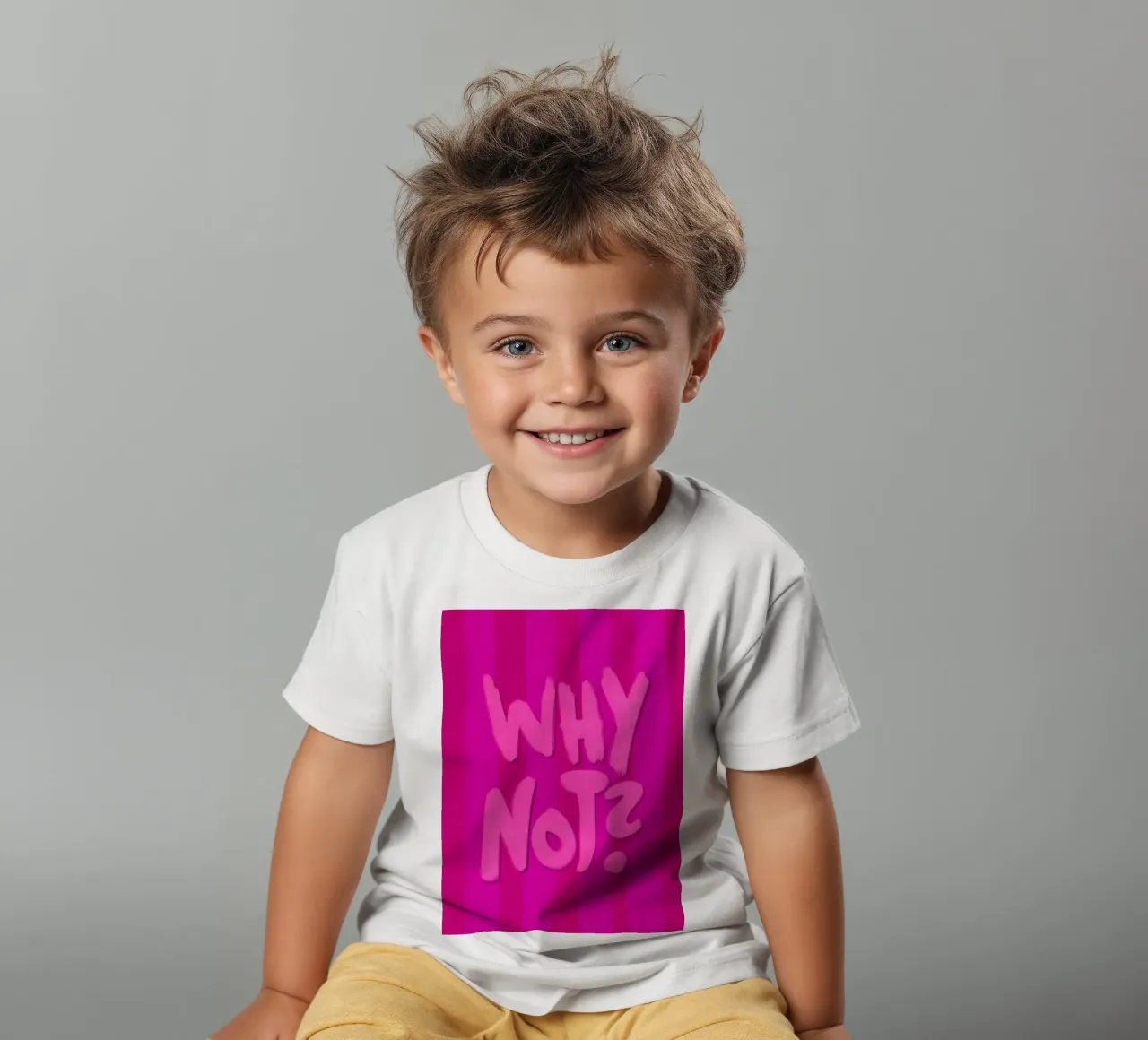 Why not? t-shirt bambini da Illustration Raissa Oltmanns