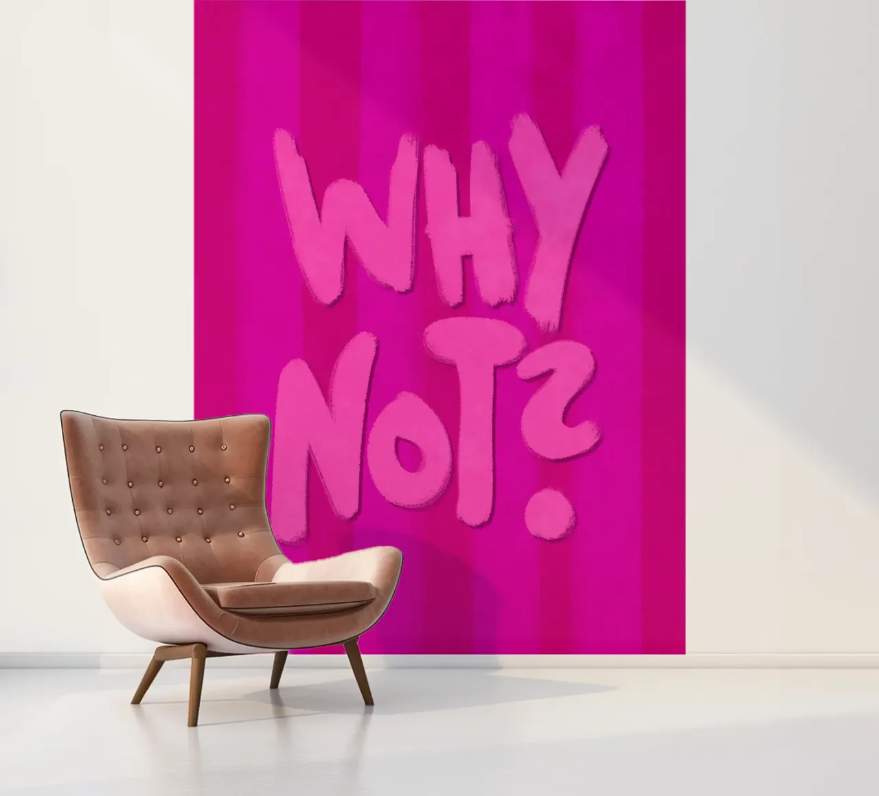 Why not? fotobehang van Illustration Raissa Oltmanns