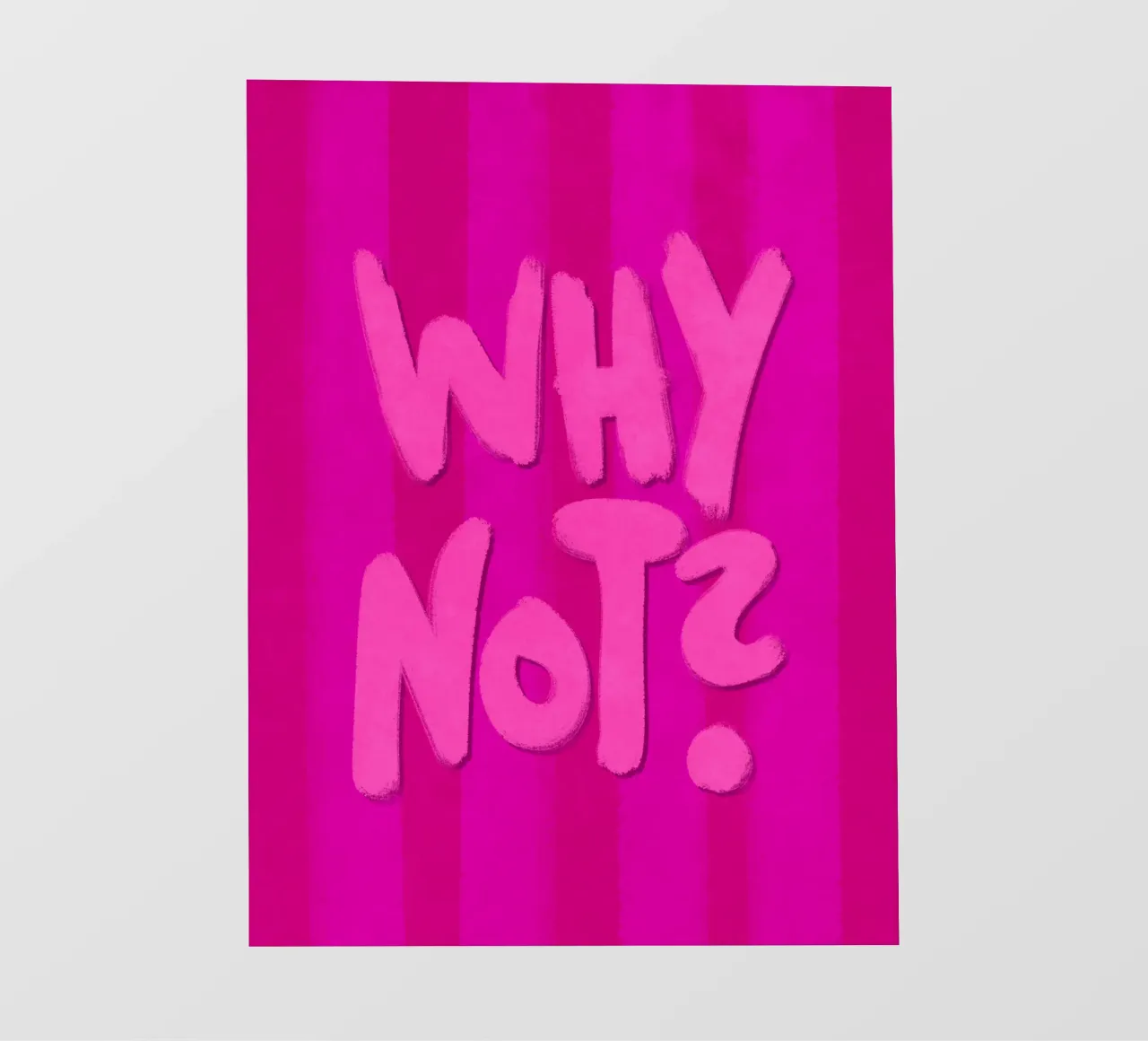 Why not? fotobehang van Illustration Raissa Oltmanns
