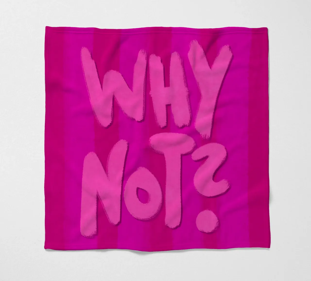 Why not? Fleecedecke von Illustration Raissa Oltmanns