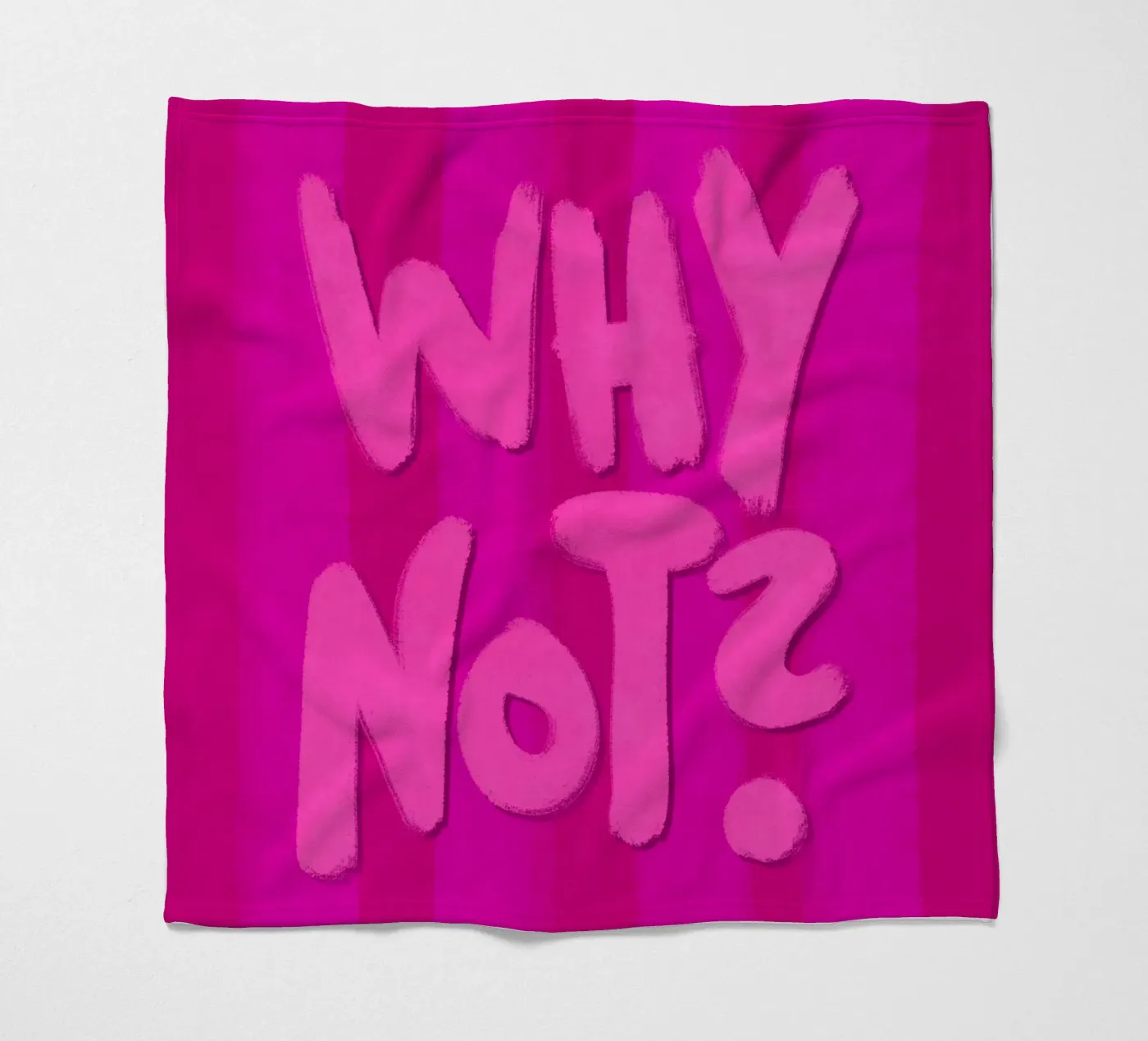 Why not? fleecedeken van Illustration Raissa Oltmanns