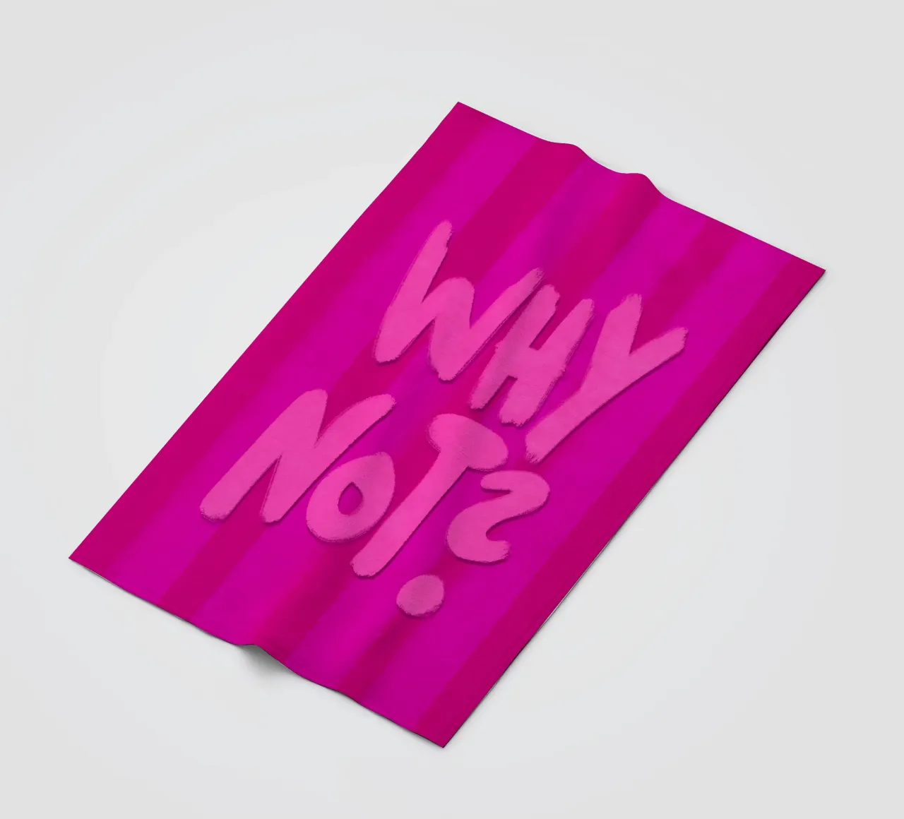 Why not? coperta in pile da Illustration Raissa Oltmanns
