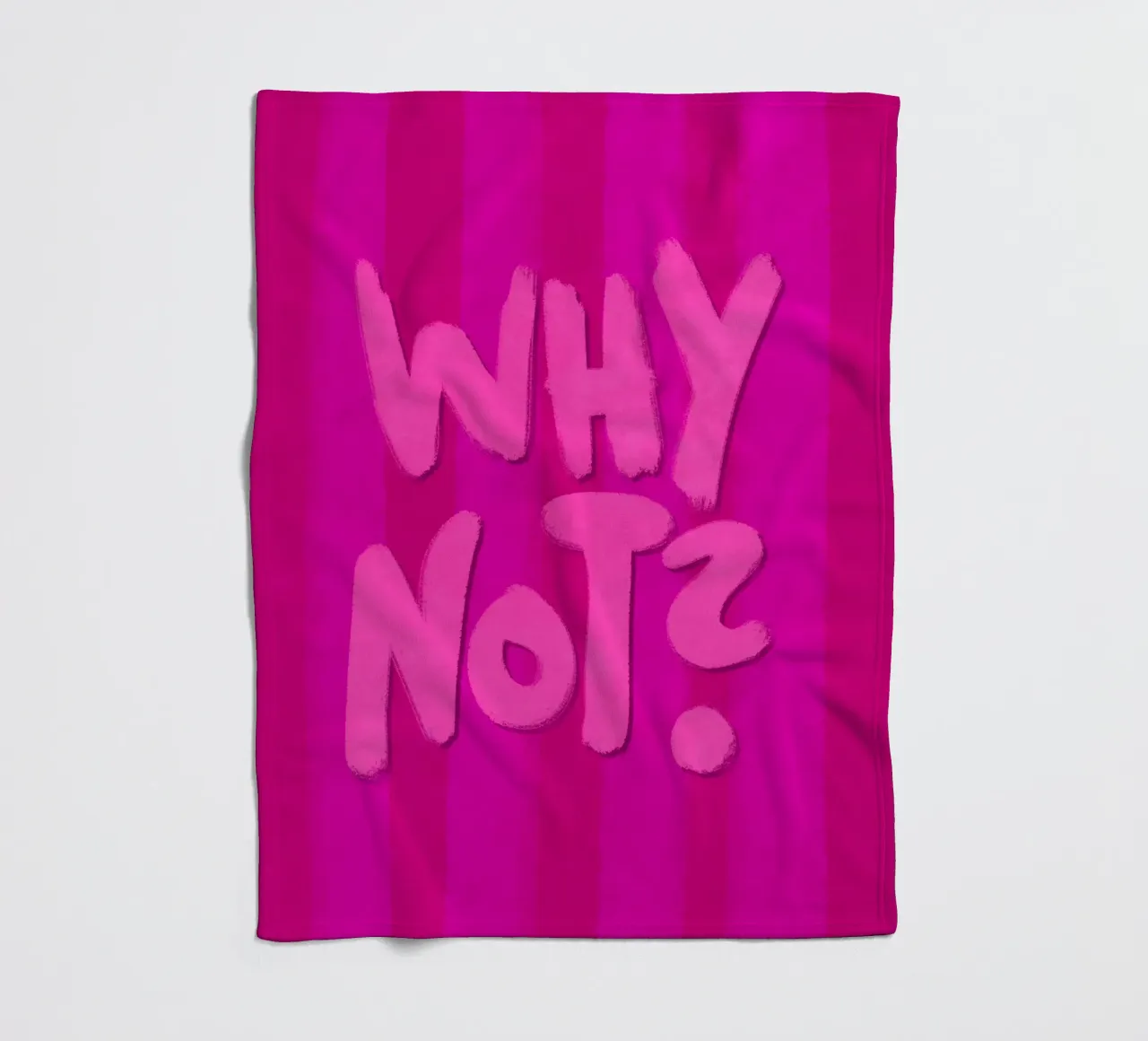 Why not? Fleecedecke von Illustration Raissa Oltmanns