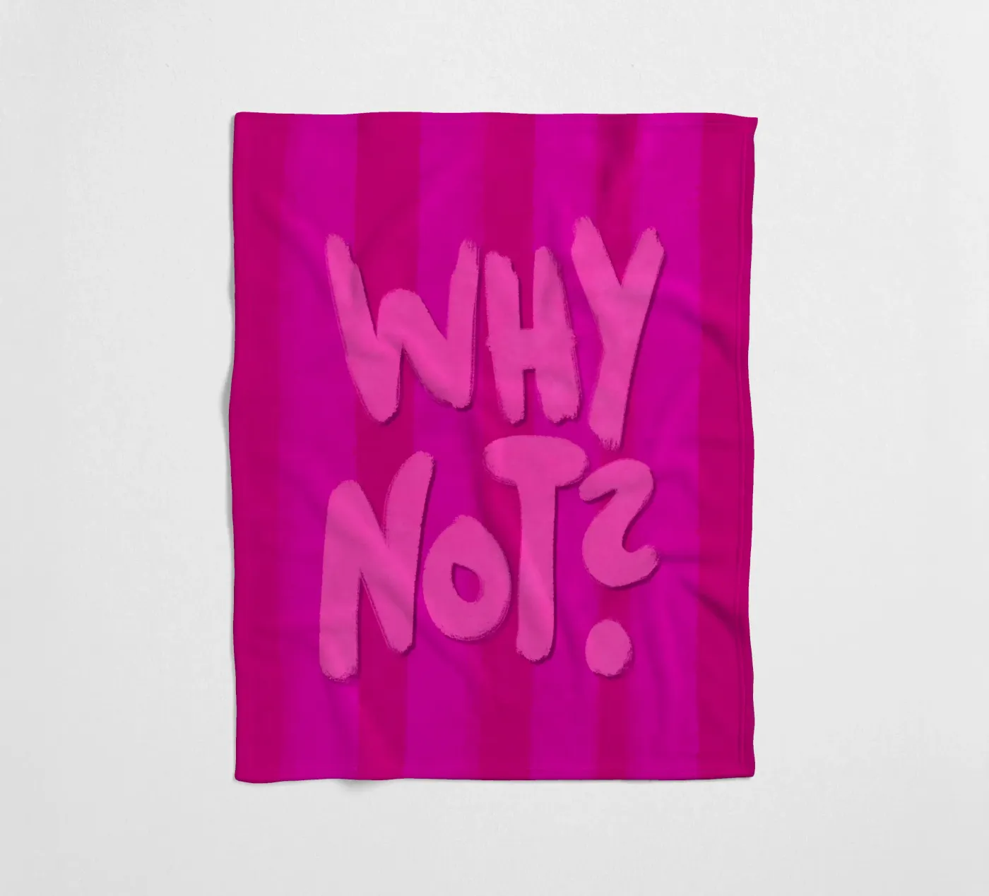 Why not? fleecedeken van Illustration Raissa Oltmanns