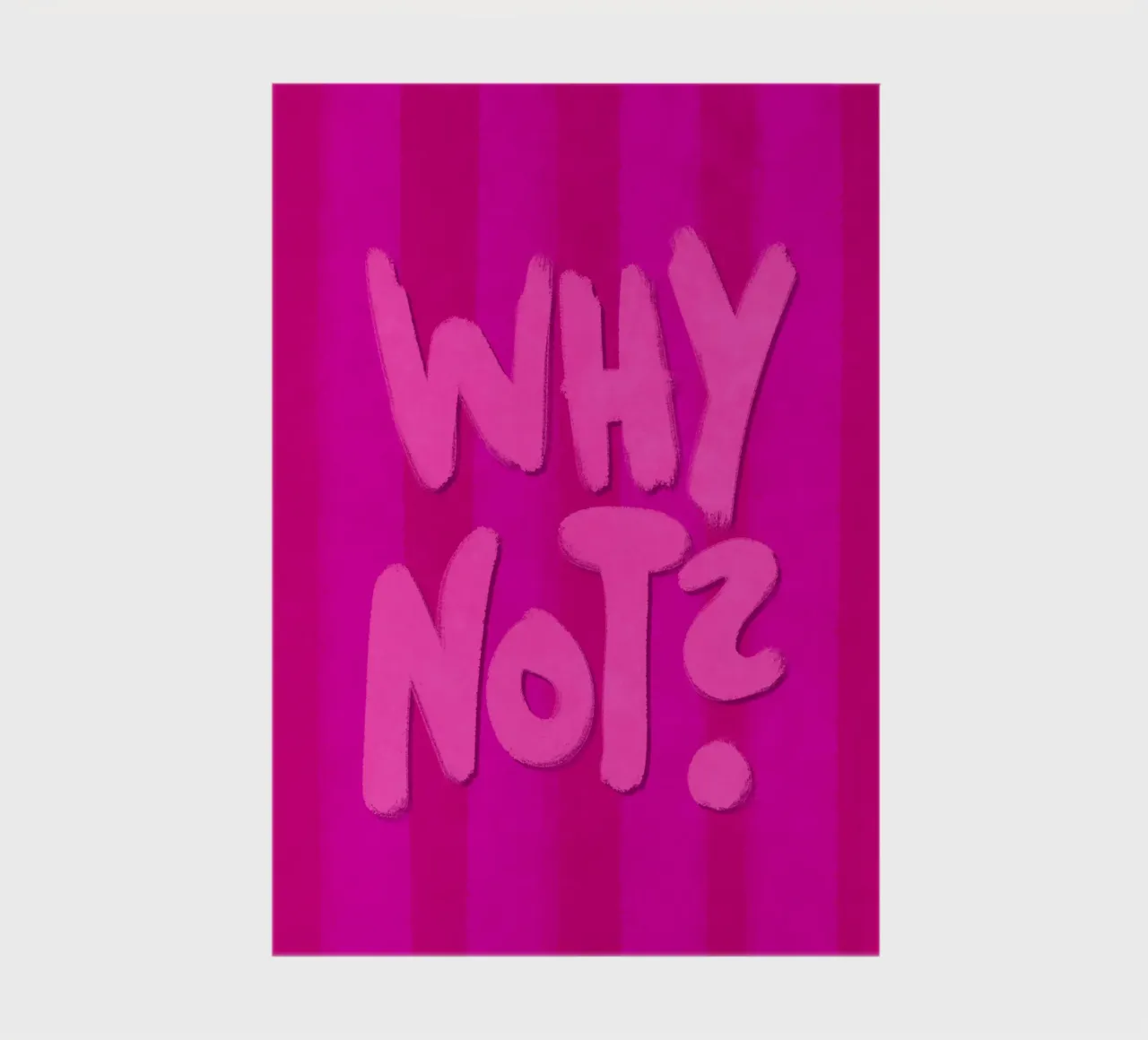 Why not? notebook by Illustration Raissa Oltmanns