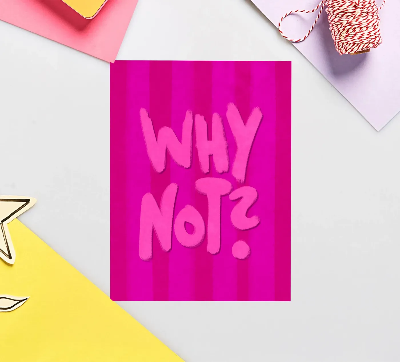 Why not? sticker by Illustration Raissa Oltmanns