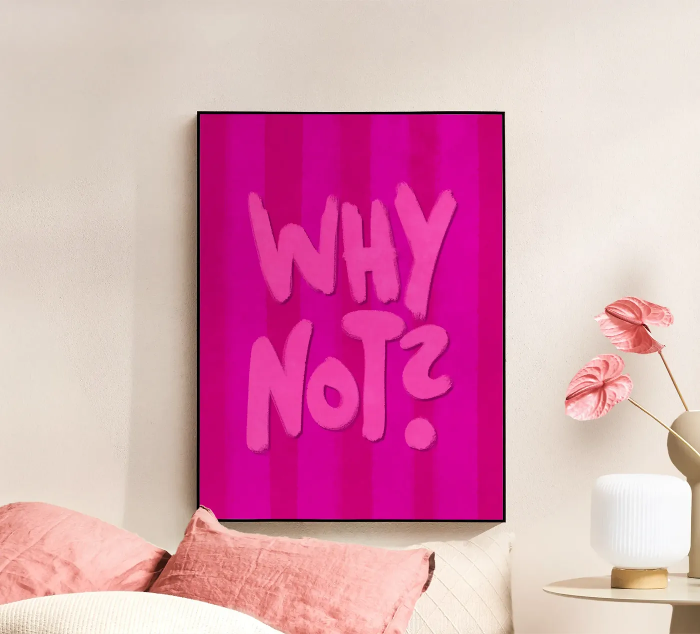 Why not? Acryl-Glas von Illustration Raissa Oltmanns