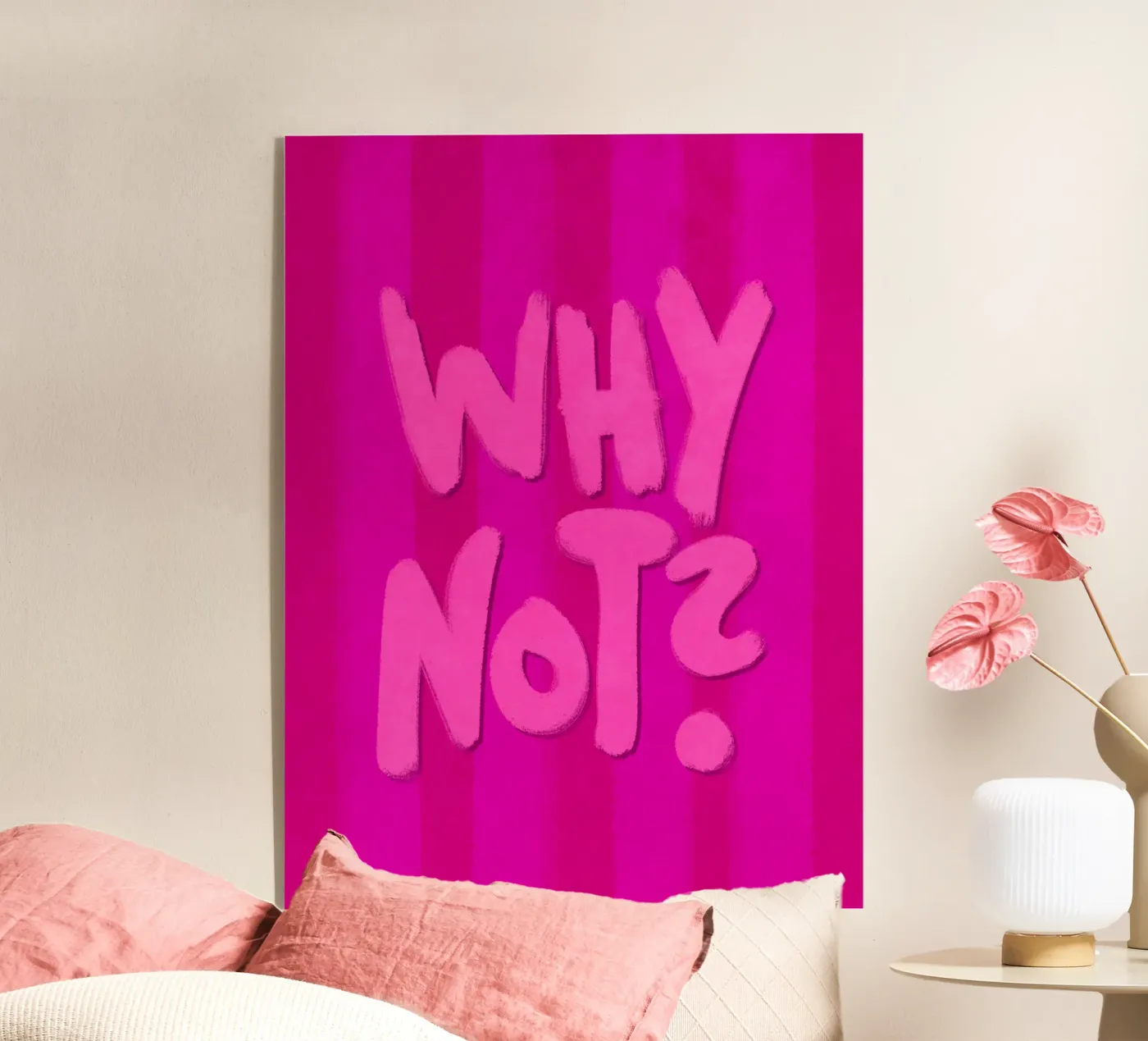 Why not? Acryl-Glas von Illustration Raissa Oltmanns