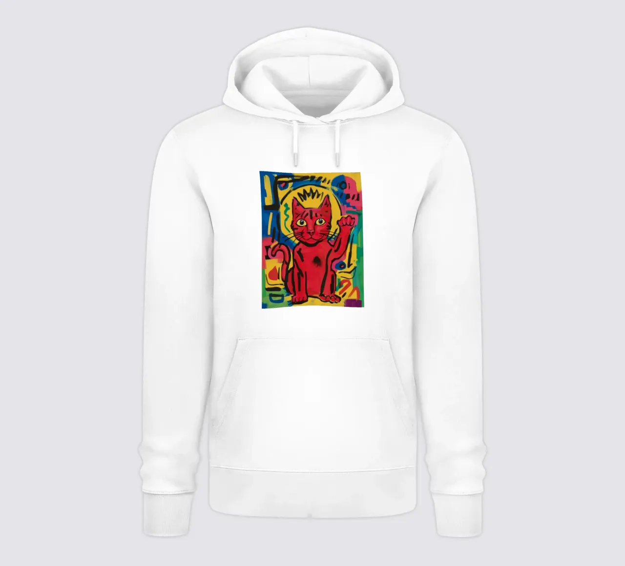 Gatto rosso regale felpa con cappuccio da Muse Fragments