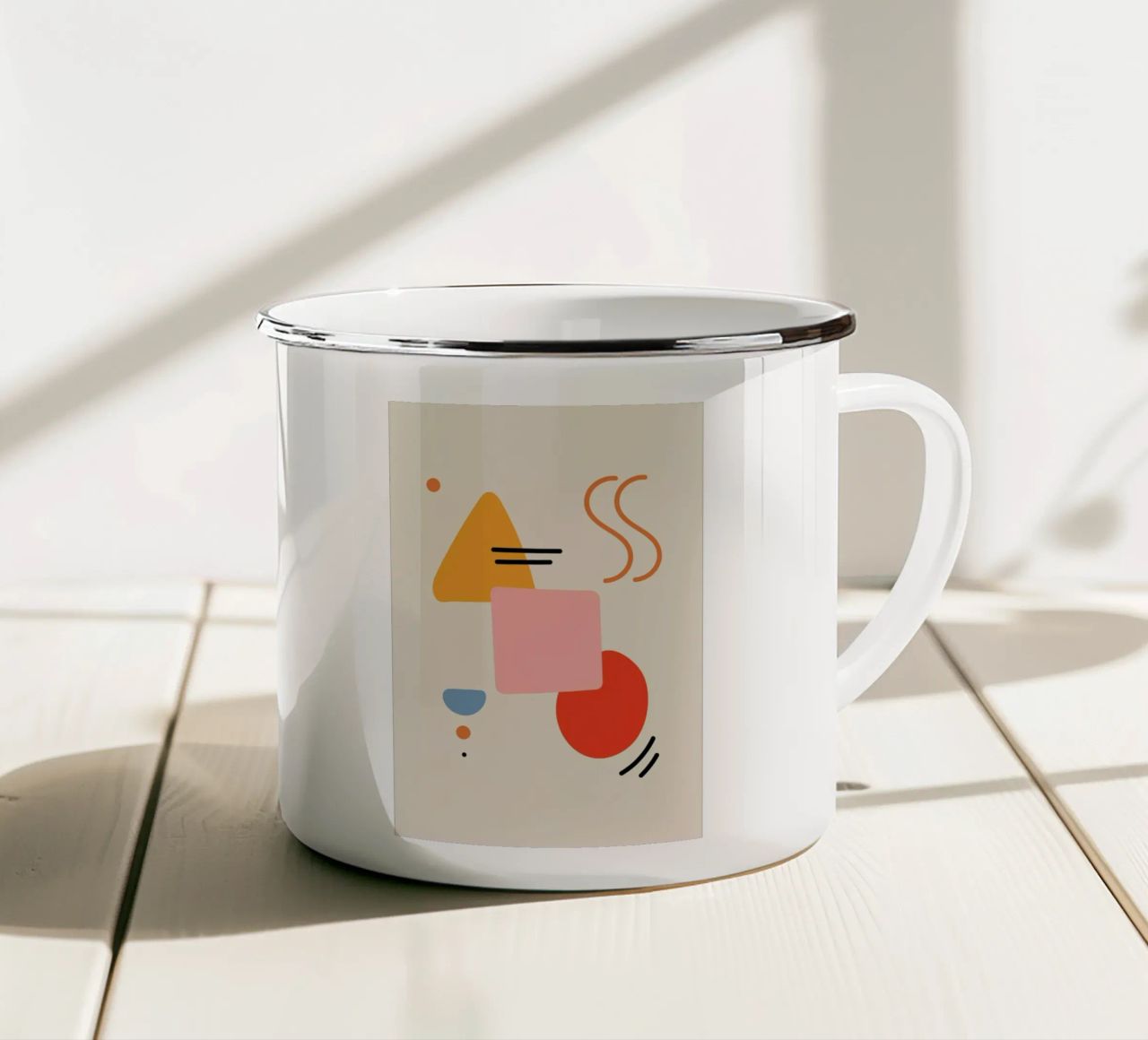 Whiskers tazza in smalto da Pure