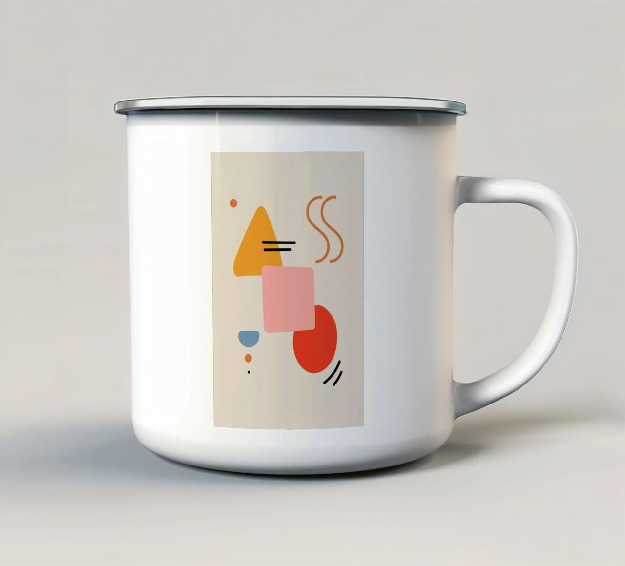 Whiskers tazza in smalto da Pure