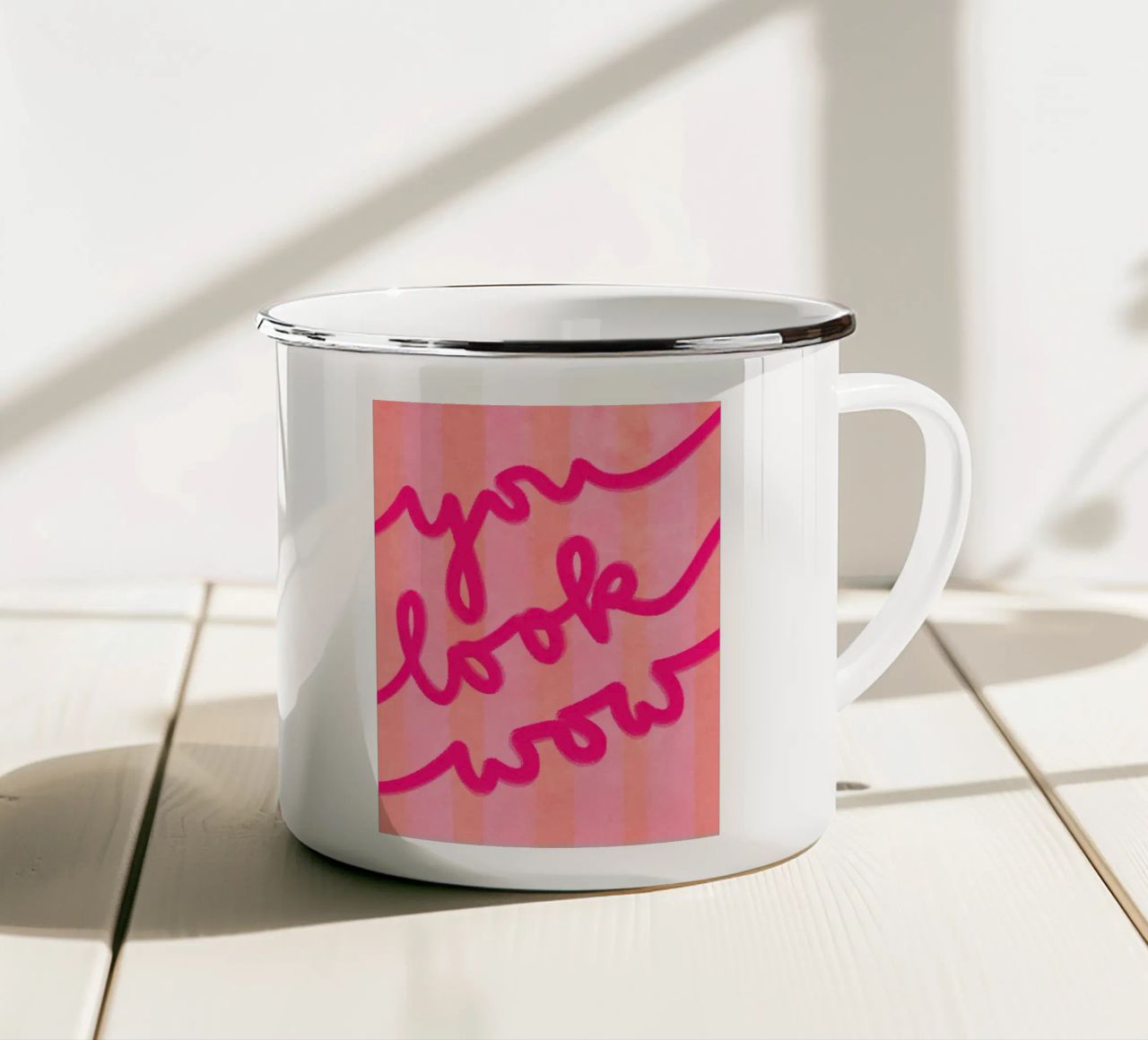 you look wow tazza in smalto da Illustration Raissa Oltmanns