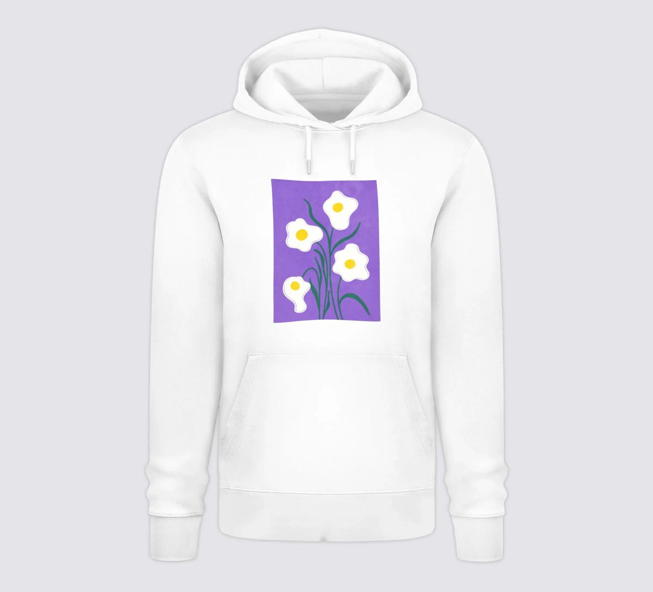 Spiegeleier Blumen Hoodie von Illustration Raissa Oltmanns