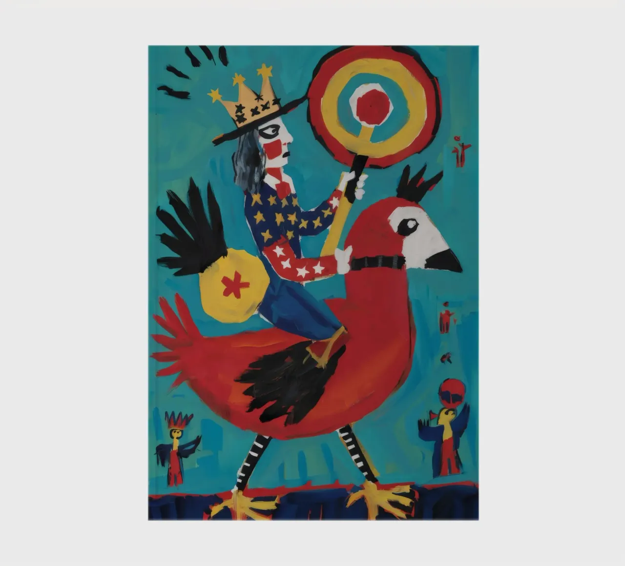 Bird King Parade notebook by Muse Fragments