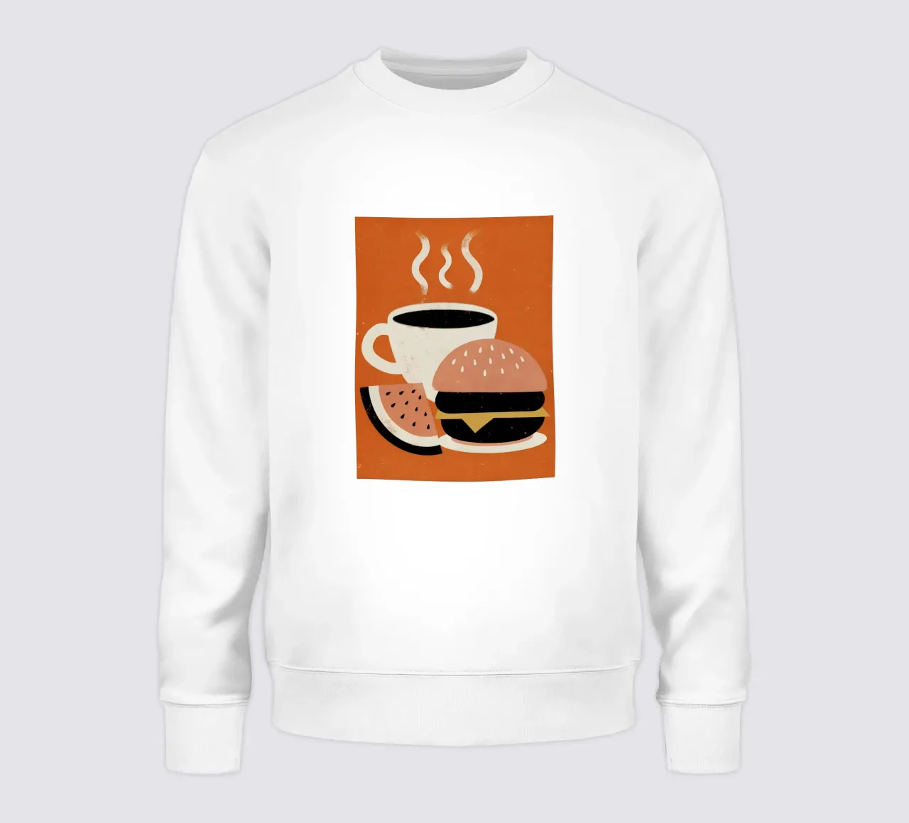Burger e caffè Retro Pop felpa da THE LATEST SHOP