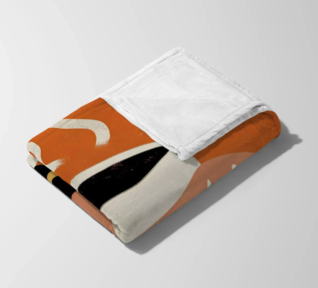 Burger e caffè Retro Pop coperta in pile da THE LATEST SHOP