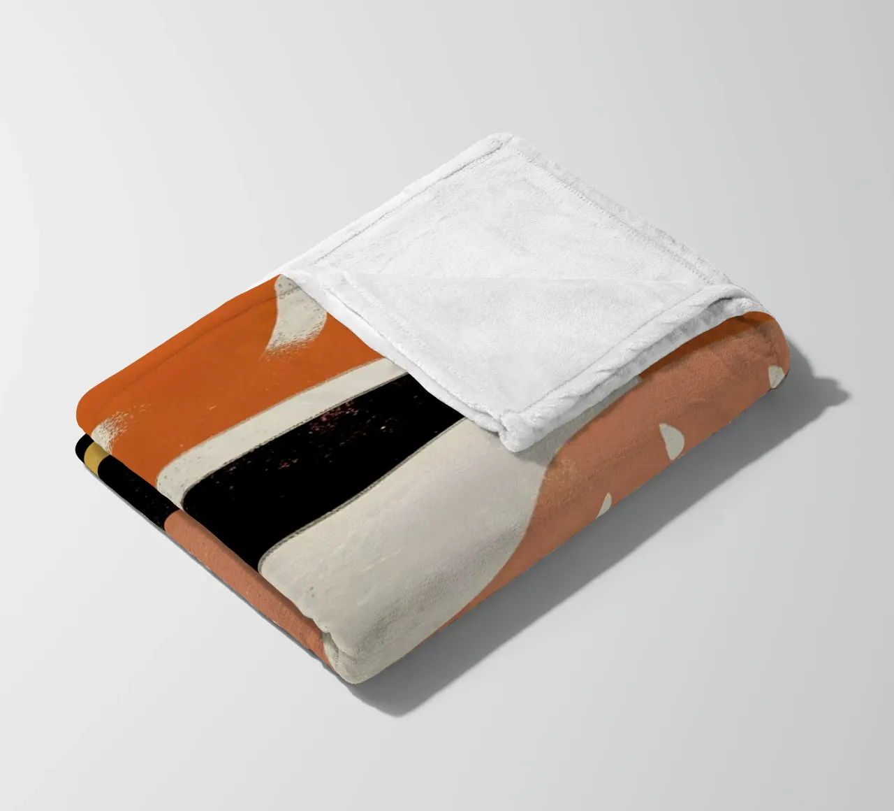 Burger e caffè Retro Pop coperta in pile da THE LATEST SHOP