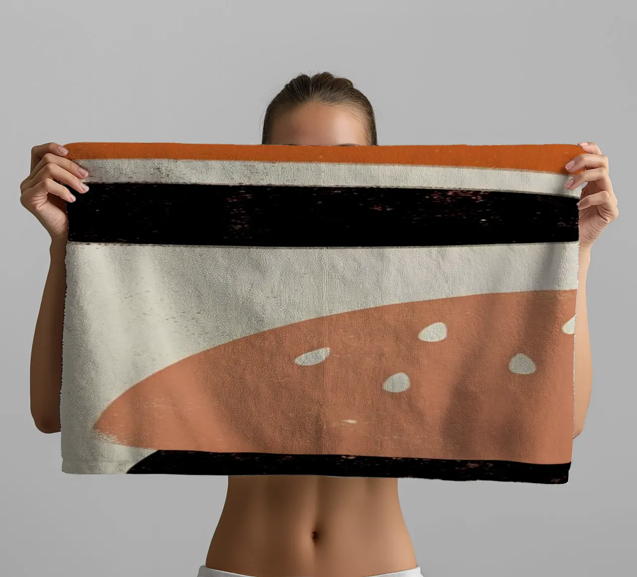 Burger e caffè Retro Pop asciugamano da bagno da THE LATEST SHOP