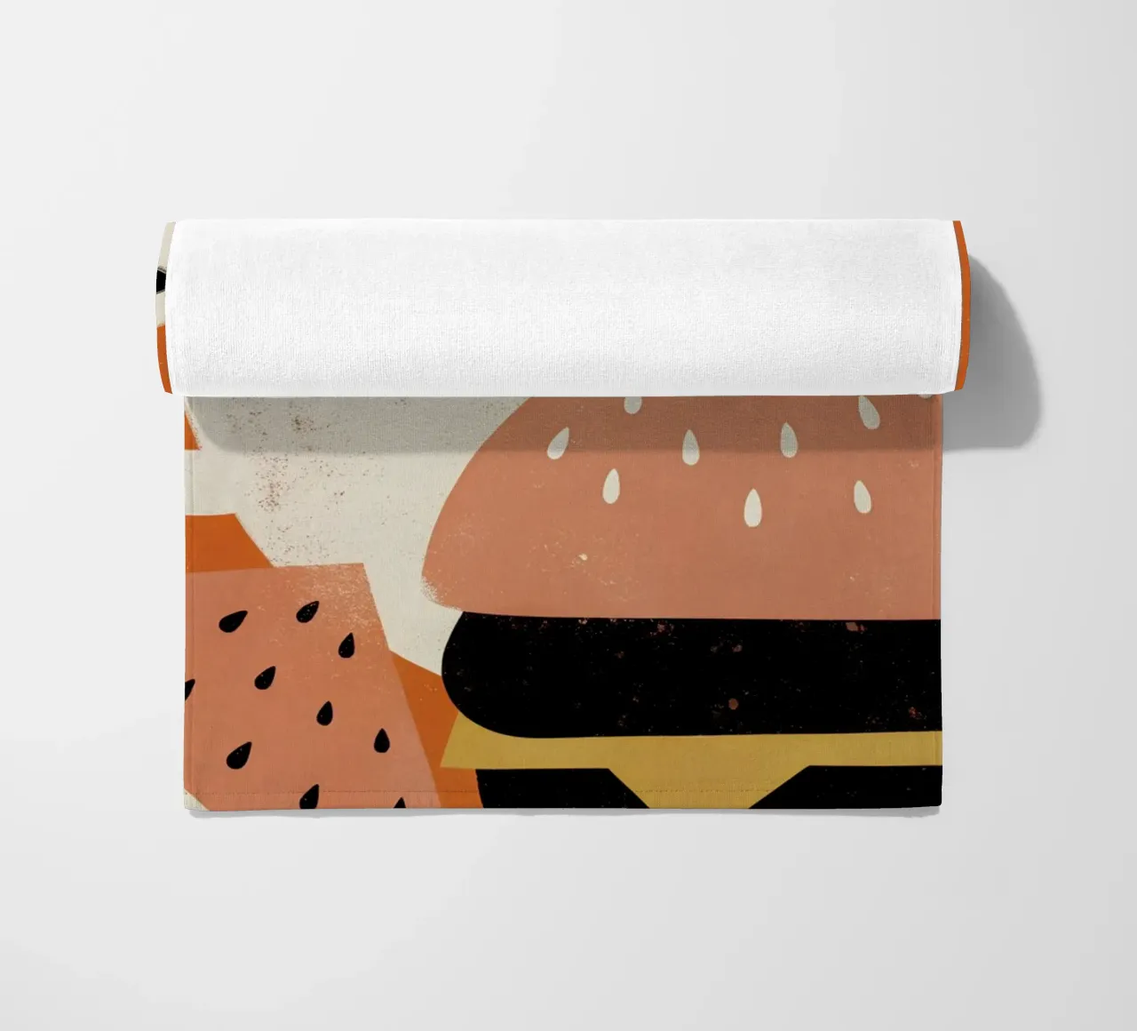 Burger e caffè Retro Pop telo mare da THE LATEST SHOP