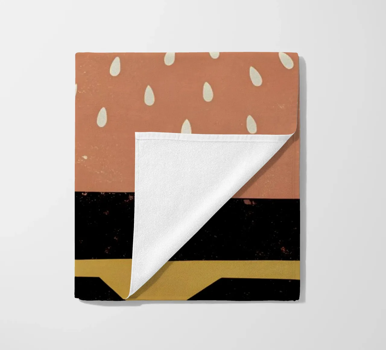 Burger e caffè Retro Pop telo mare da THE LATEST SHOP