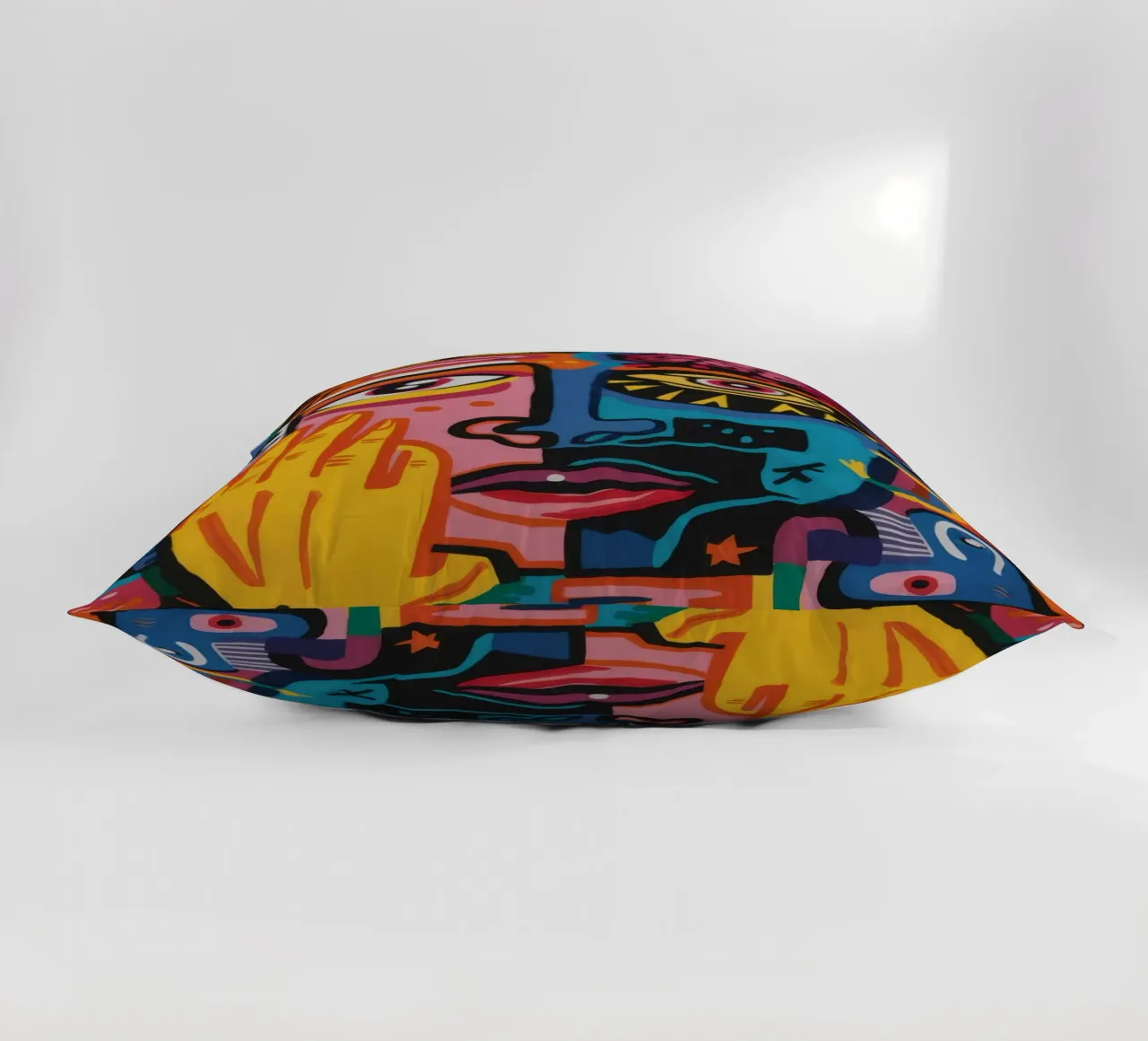 Esplosione di colori astratti cuscino da Muse Fragments