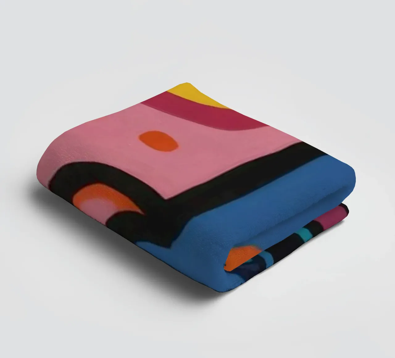 Abstract Color Explosion towel by Muse Fragments