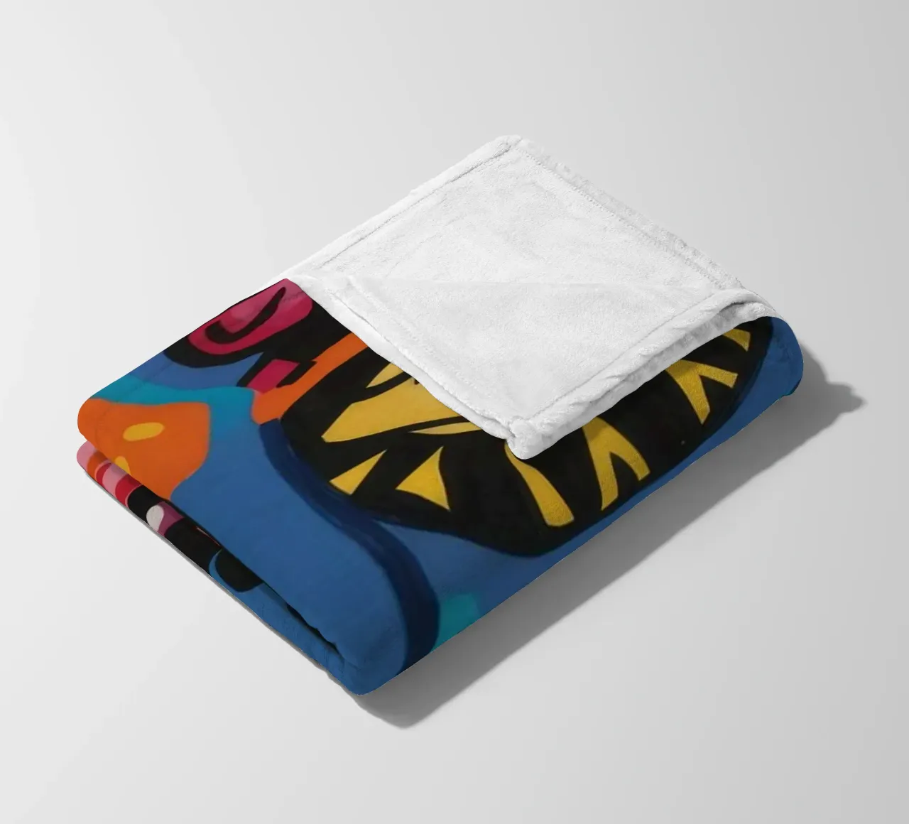 Esplosione di colori astratti coperta in pile da Muse Fragments