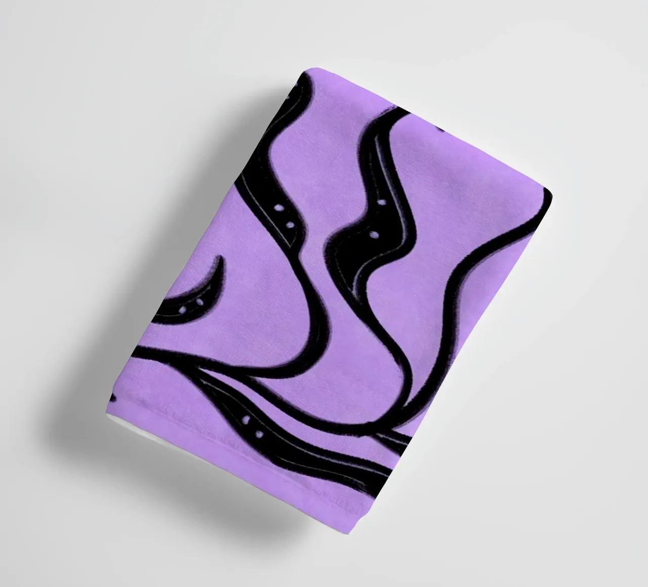 Abstract white Flower asciugamano da bagno da Illustration Raissa Oltmanns