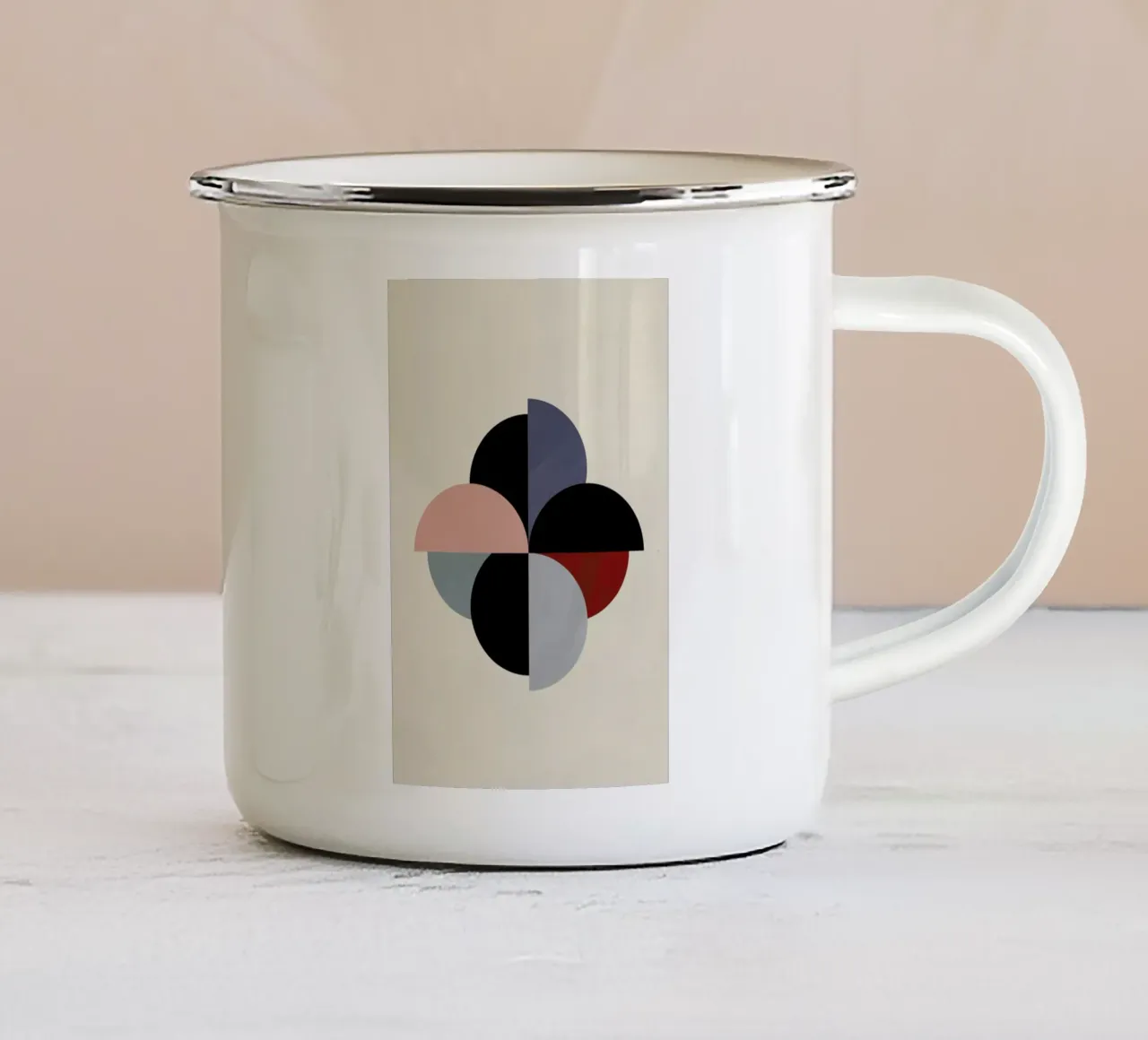 Rotation tazza in smalto da Pure