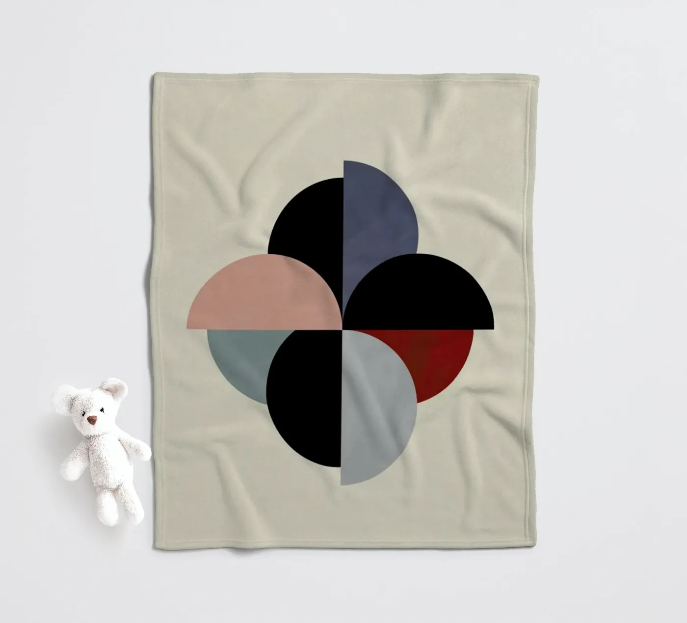 Rotation fleecedeken van Pure