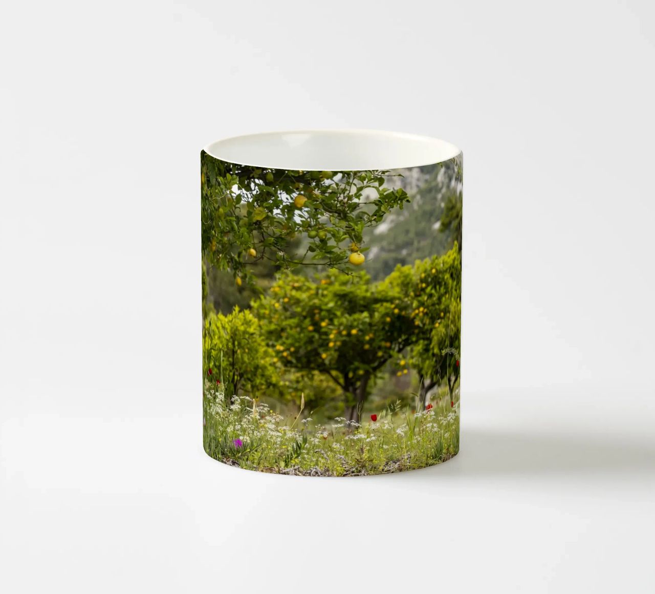 Zitronenbaum in Griechenland tazza in ceramica da Reisefotografie - Bilder aus aller Welt