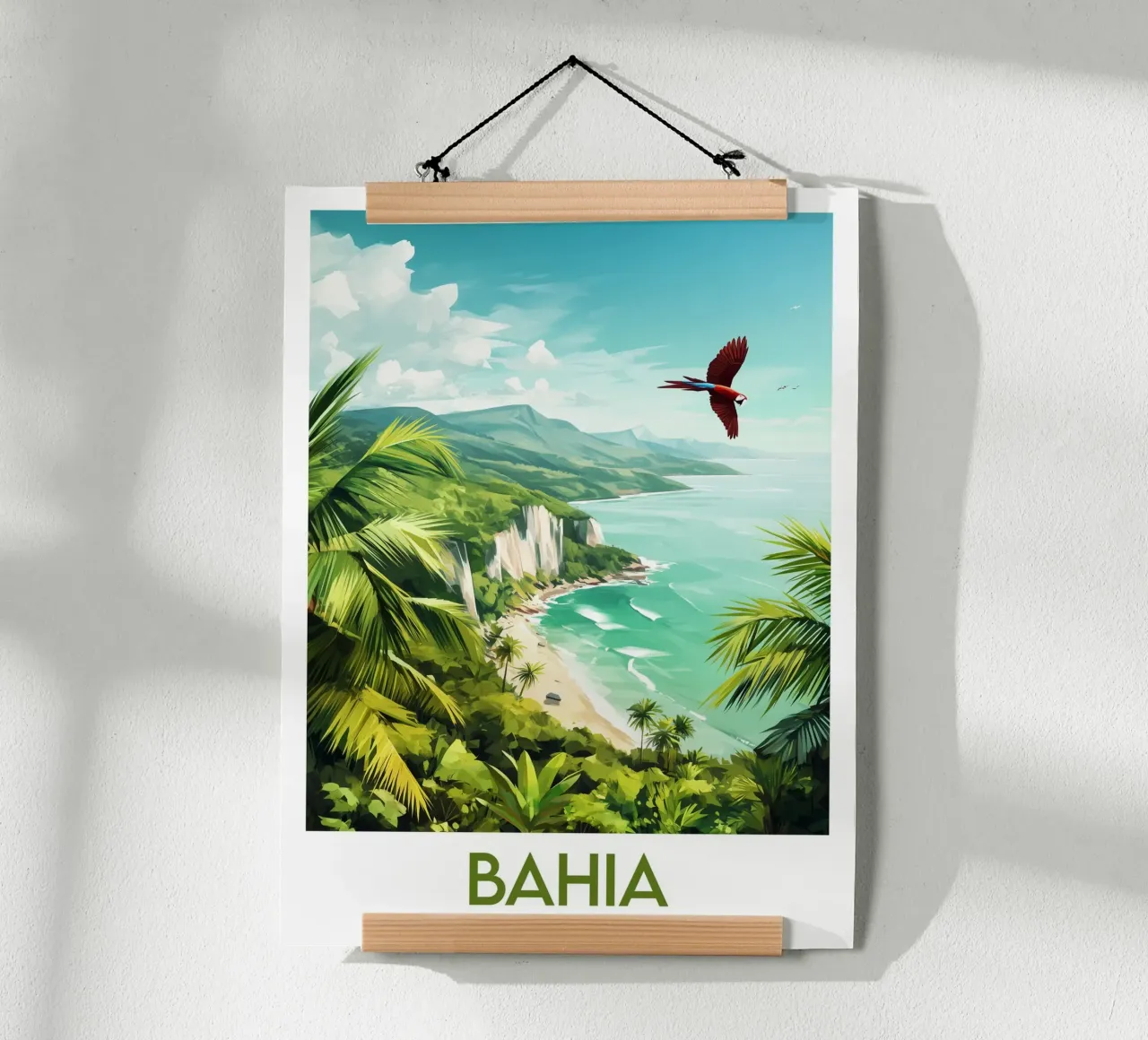 Affiche Bahia poster con telaio in plastica da Frame the World
