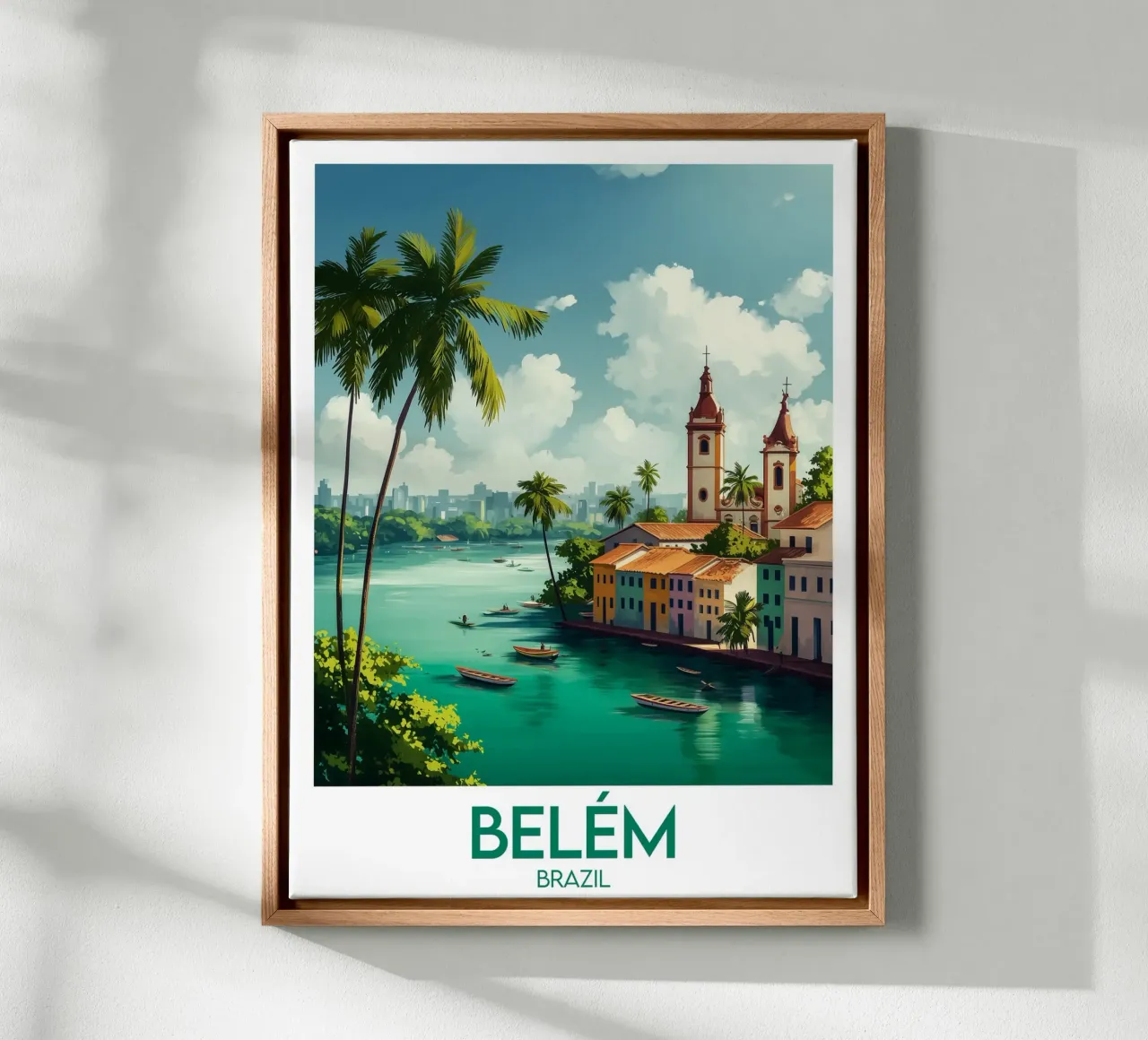 Affiche Belém tela con Cornice a cassetta da Frame the World