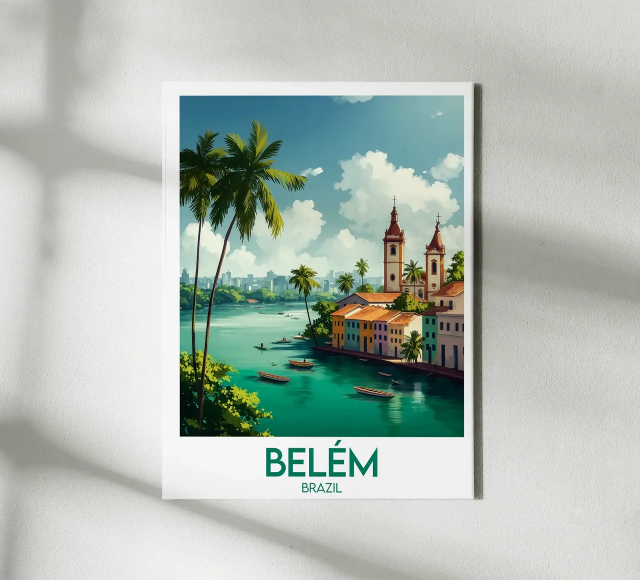 Affiche Belém tela con Cornice a cassetta da Frame the World