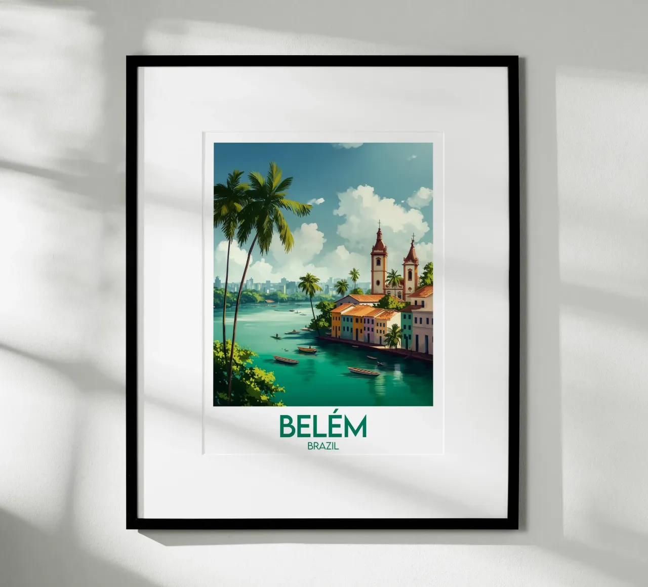 Affiche Belém poster con telaio in plastica da Frame the World