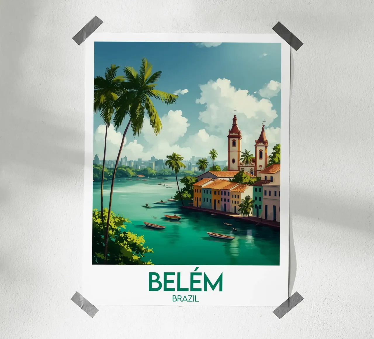 Affiche Belém poster con telaio in plastica da Frame the World
