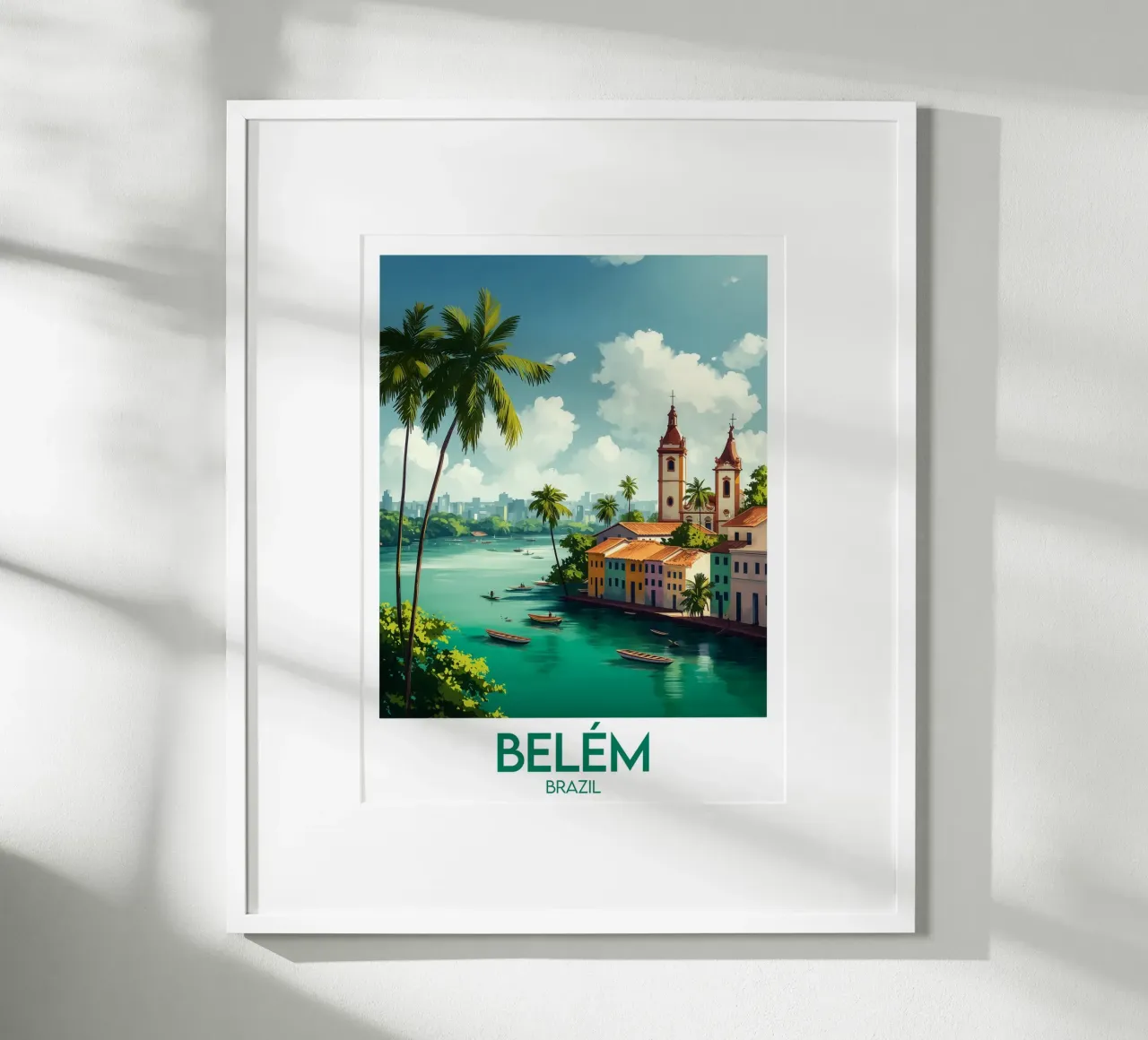 Affiche Belém poster con telaio in plastica da Frame the World