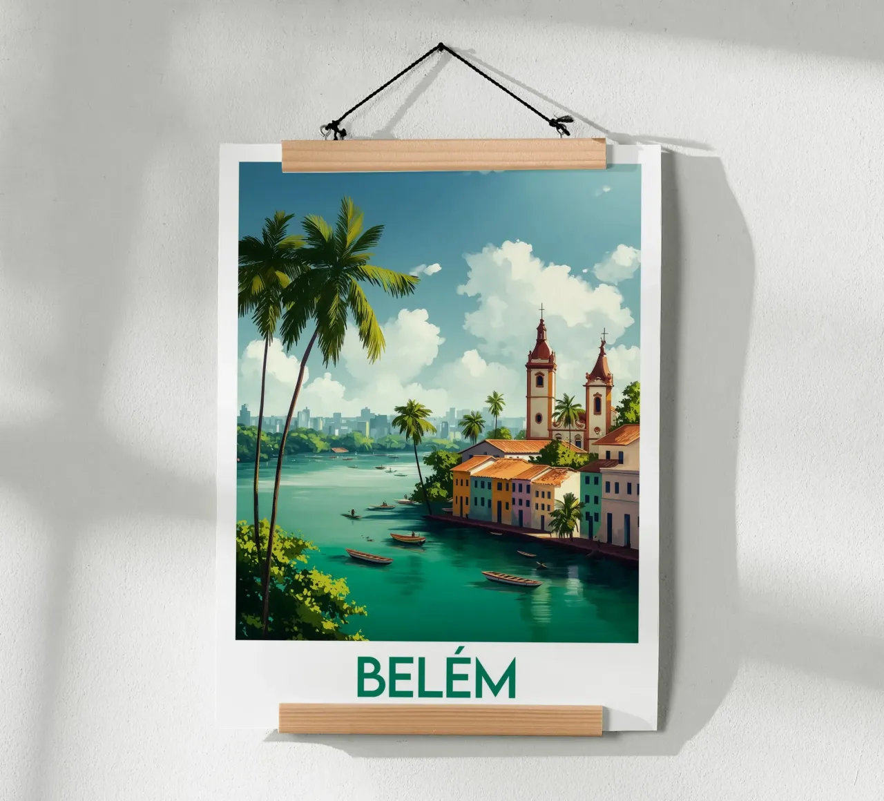 Affiche Belém poster con telaio in plastica da Frame the World