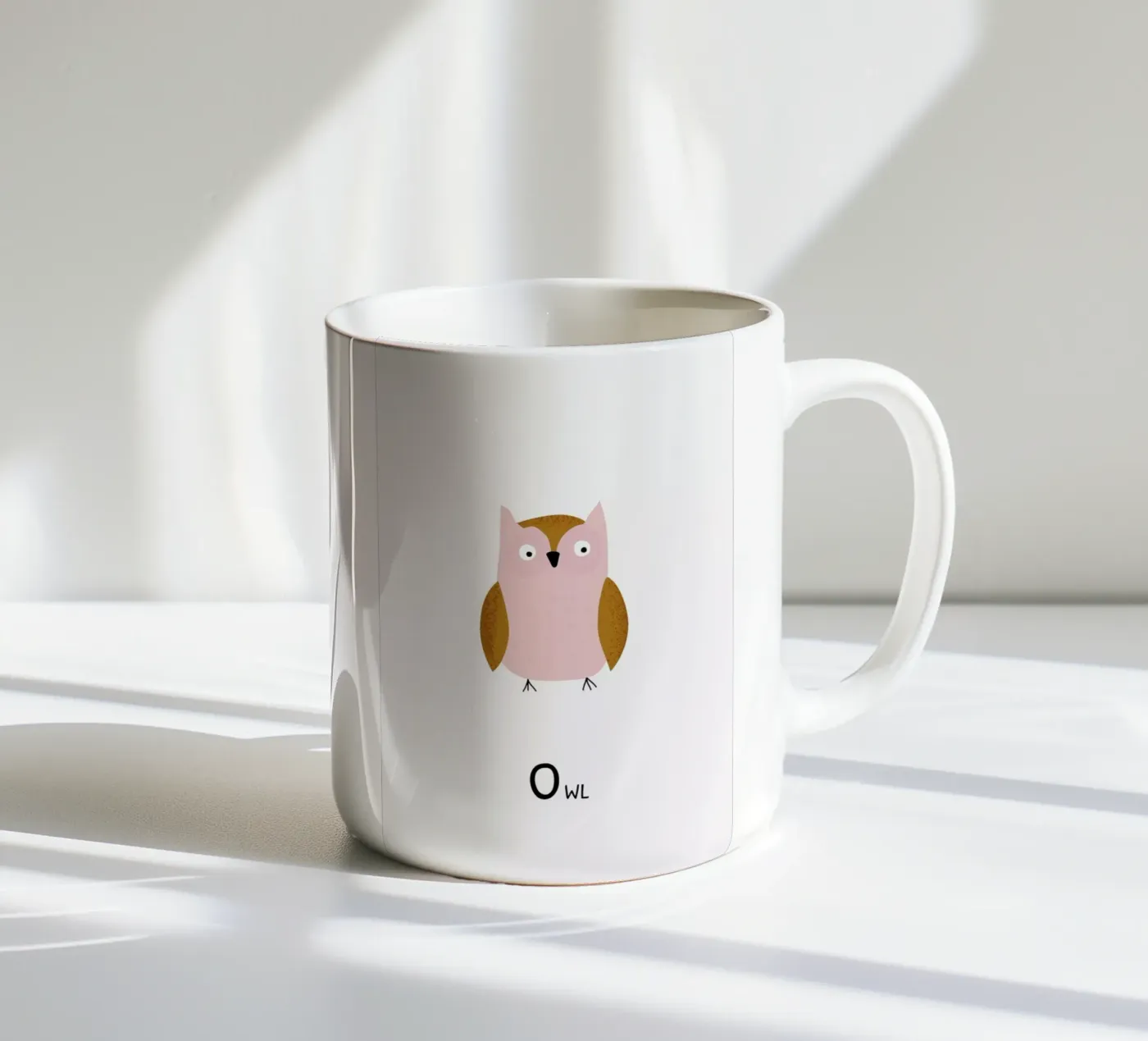 Owl ceramic mug by Little Flourishes