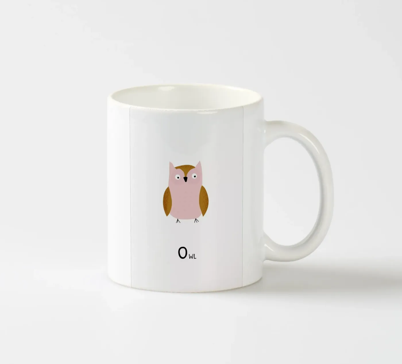 Owl ceramic mug by Little Flourishes