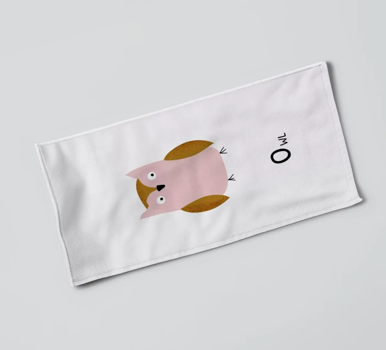 Owl asciugamano da bagno da Little Flourishes