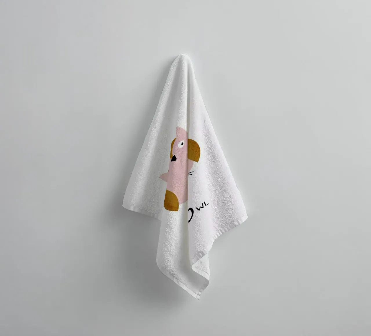 Owl asciugamano da bagno da Little Flourishes