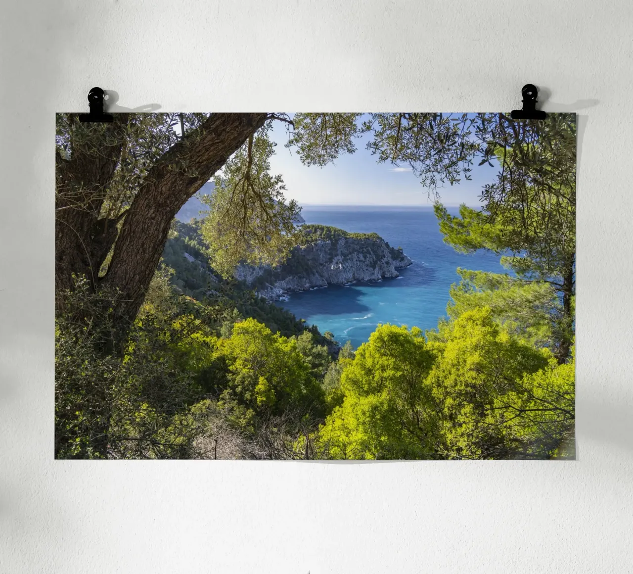 Paesaggio costiero da sogno in Grecia carta hahnemühle da Reisefotografie - Bilder aus aller Welt