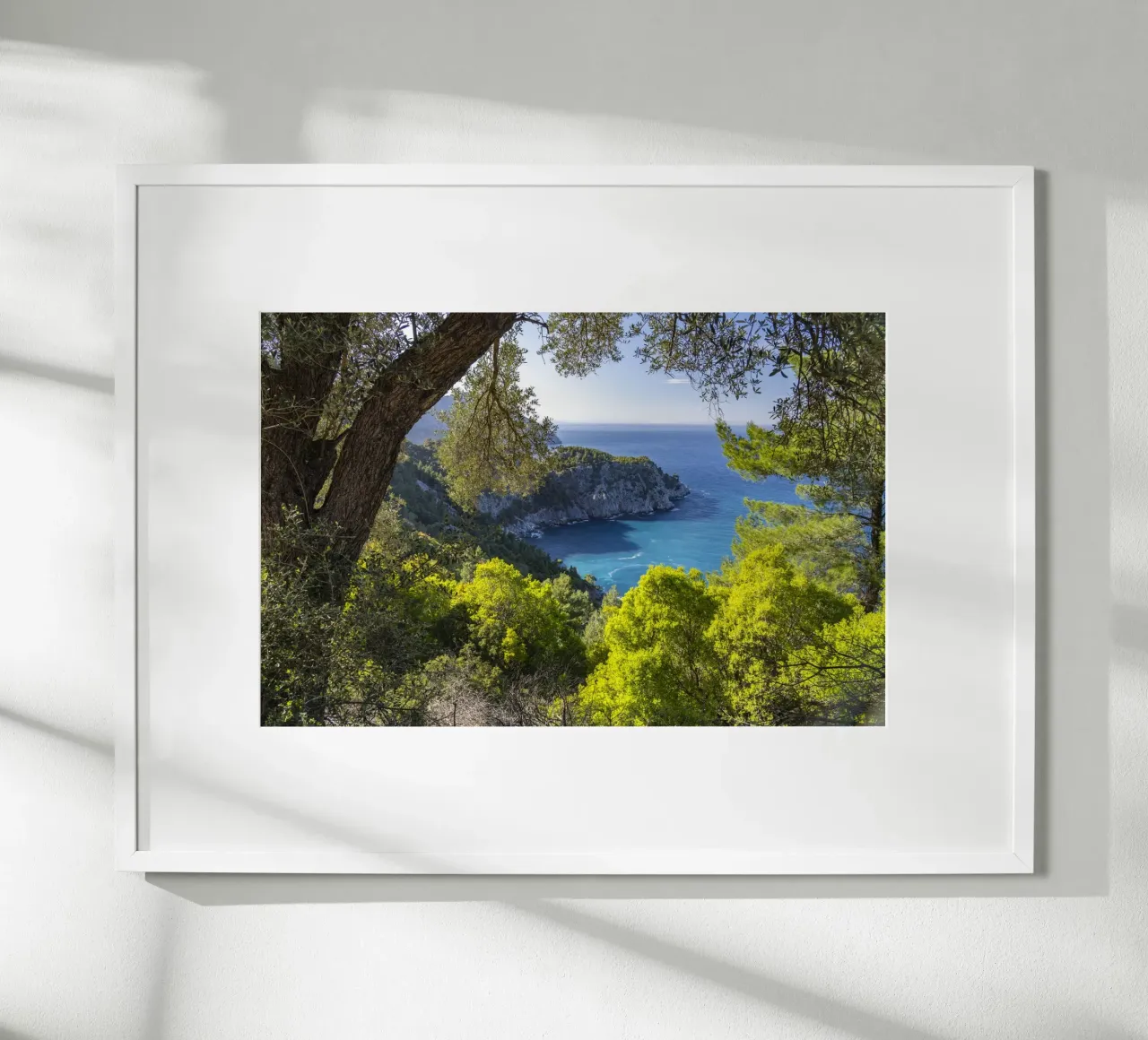 Paesaggio costiero da sogno in Grecia carta hahnemühle da Reisefotografie - Bilder aus aller Welt