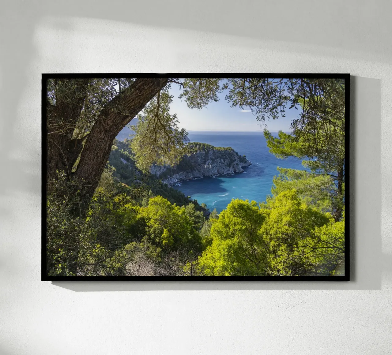 Paesaggio costiero da sogno in Grecia carta hahnemühle da Reisefotografie - Bilder aus aller Welt