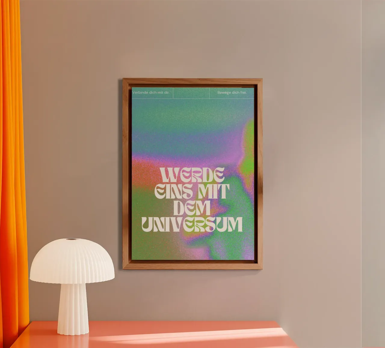 WERDE EINS MIT DEM UNIVERSUM alluminio dibond da Einfach Uebel