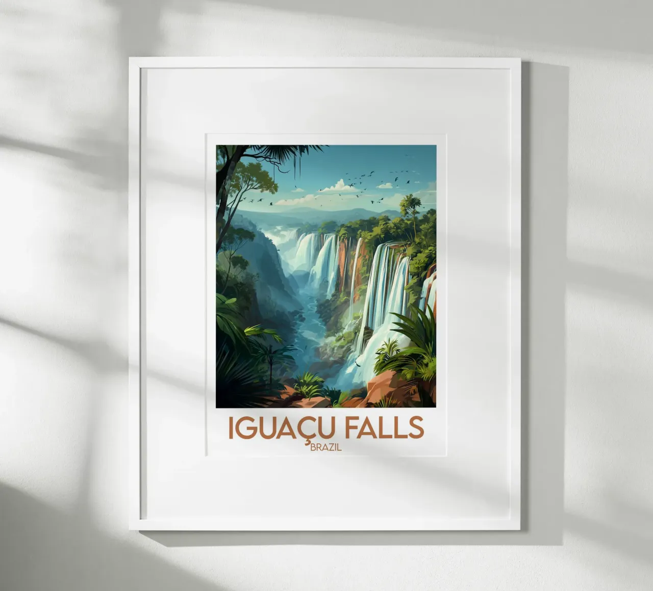 Cascate di Iguaçu poster da Frame the World